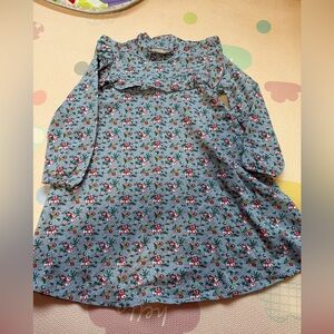 Mini Boden Blue Floral Dress